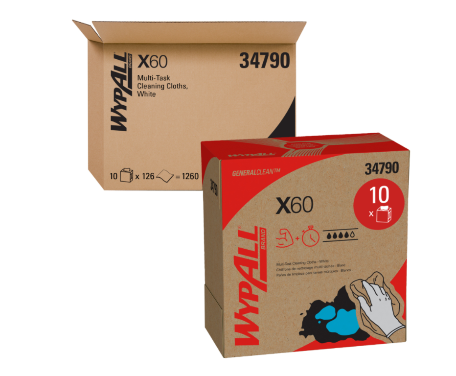 34790 - Chiffons WypAll® X60 - 1260 unités – Distribution Daki