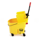Combo Essoreuse jaune à Pression Latérale - 33L