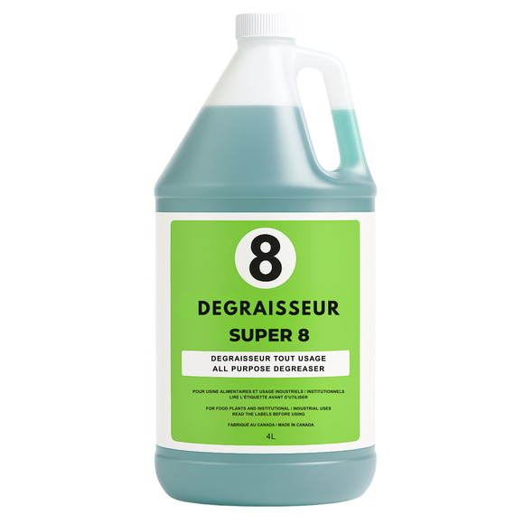 SUPER 8 - Dégraisseur Ultra Puissant - 4L