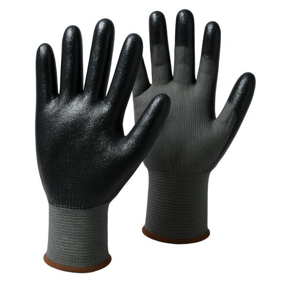 M1185 - Gant de Nylon avec paume de mousse de nitrile