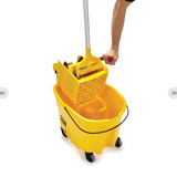 Combo Essoreuse jaune à Pression Latérale - 33L