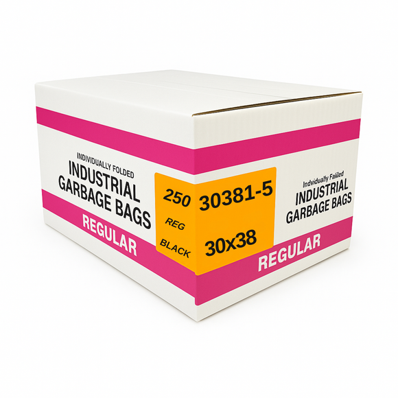 Sacs à Déchets régulier noir - 30x38