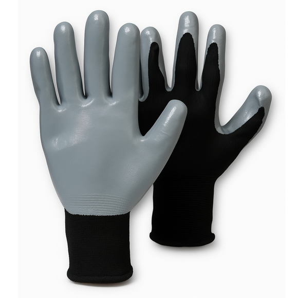 316 - Gant de Nylon avec paume de Nitrile