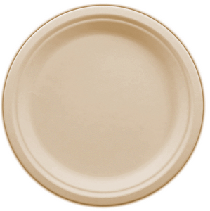 Assiettes Compostables 9" - 10/paquet