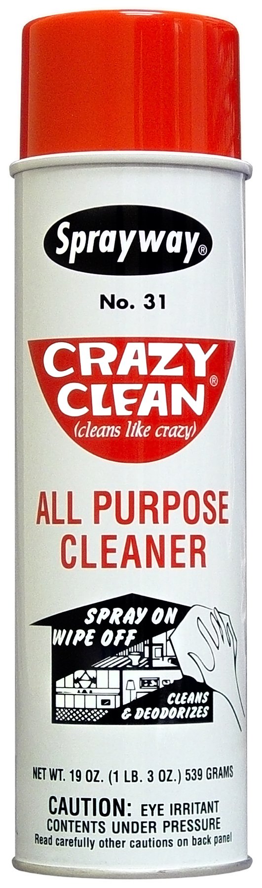 Nettoyant tout usage Sprayway Crazy Clean - 19 oz