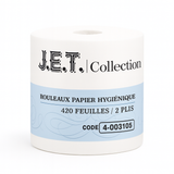 JET-420 - Papier Hygiénique JET 2 plis - 48 rouleaux, 420 feuilles