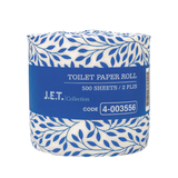 JET-500 - Papier Hygiénique JET 2 plis - 48 rouleaux, 500 feuilles