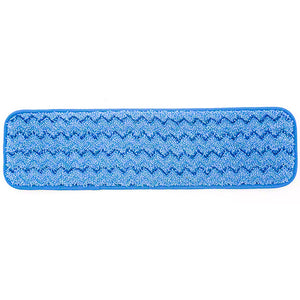 Tampon humide en microfibre Rubbermaid® HYGEN™ – 18 po, bleu