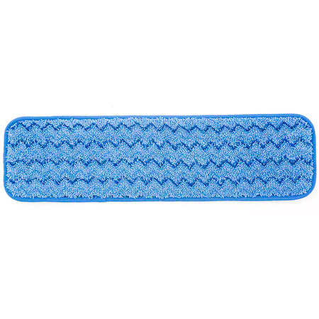 Tampon humide en microfibre Rubbermaid® HYGEN™ – 18 po, bleu