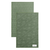 Solem Linge à vaisselle en microfibre deluxe - Gardenia Vert ( Lot de 2 )