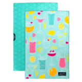 Solem Linge à vaisselle en microfibre deluxe - Passion Cocktails ( Lot de 2 )