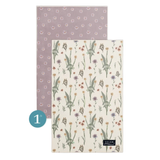 Solem Linge à vaisselle en microfibre deluxe - Douce Floraison( Lot de 2 )