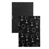 Solem Linge à vaisselle en microfibre deluxe - La Cuvée ( Lot de 2 )