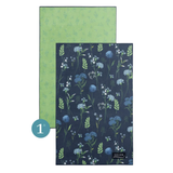 Solem Linge à vaisselle en microfibre deluxe - Inspiration Fleurie ( Lot de 2 )