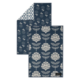 Solem Linge à vaisselle en microfibre deluxe - Nature Indigo ( Lot de 2 )