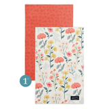 Solem Linge à vaisselle en microfibre deluxe - Harmonie Florale ( Lot de 2 )