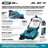VS001GZ - Balai mécanique à batterie 40Vmax XGT - 24L