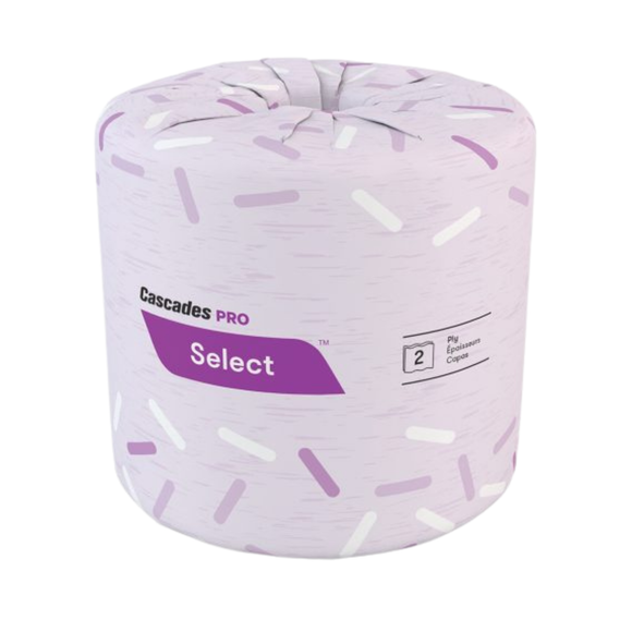 B042 - Papier Hygiénique Cascades 2 plis - 48 rouleaux, 500 feuilles