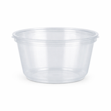 Contenant deli rond transparent - 500/pqt