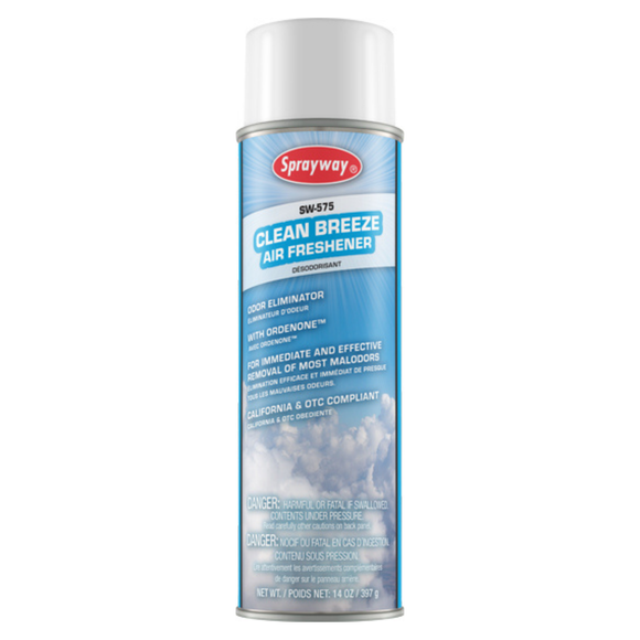 Désodorisant Sprayway Clean Breeze - 14 oz