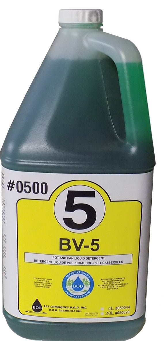 BV-5 - Détergent Liquide pour Chaudrons et Casseroles