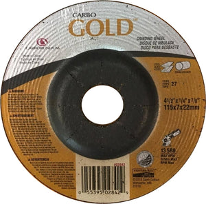 Disque de meulage 4 1/2 x 1/4 x 7/8 GOLD PREMIUM