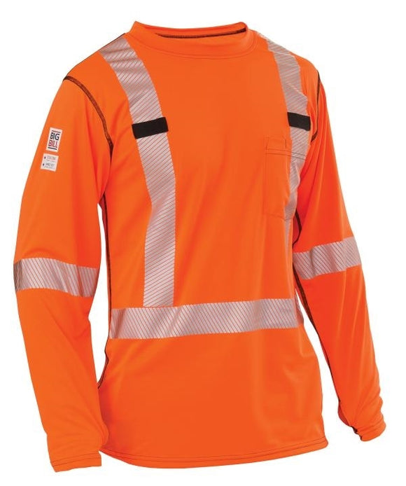 55HV - T-Shirt HV Manches Longues Orange