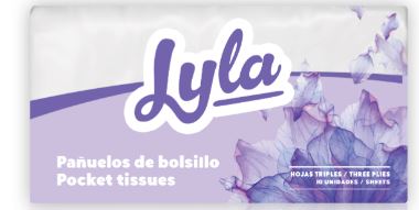 LYLA mouchoir format de poche  3 ply 10 / paquet